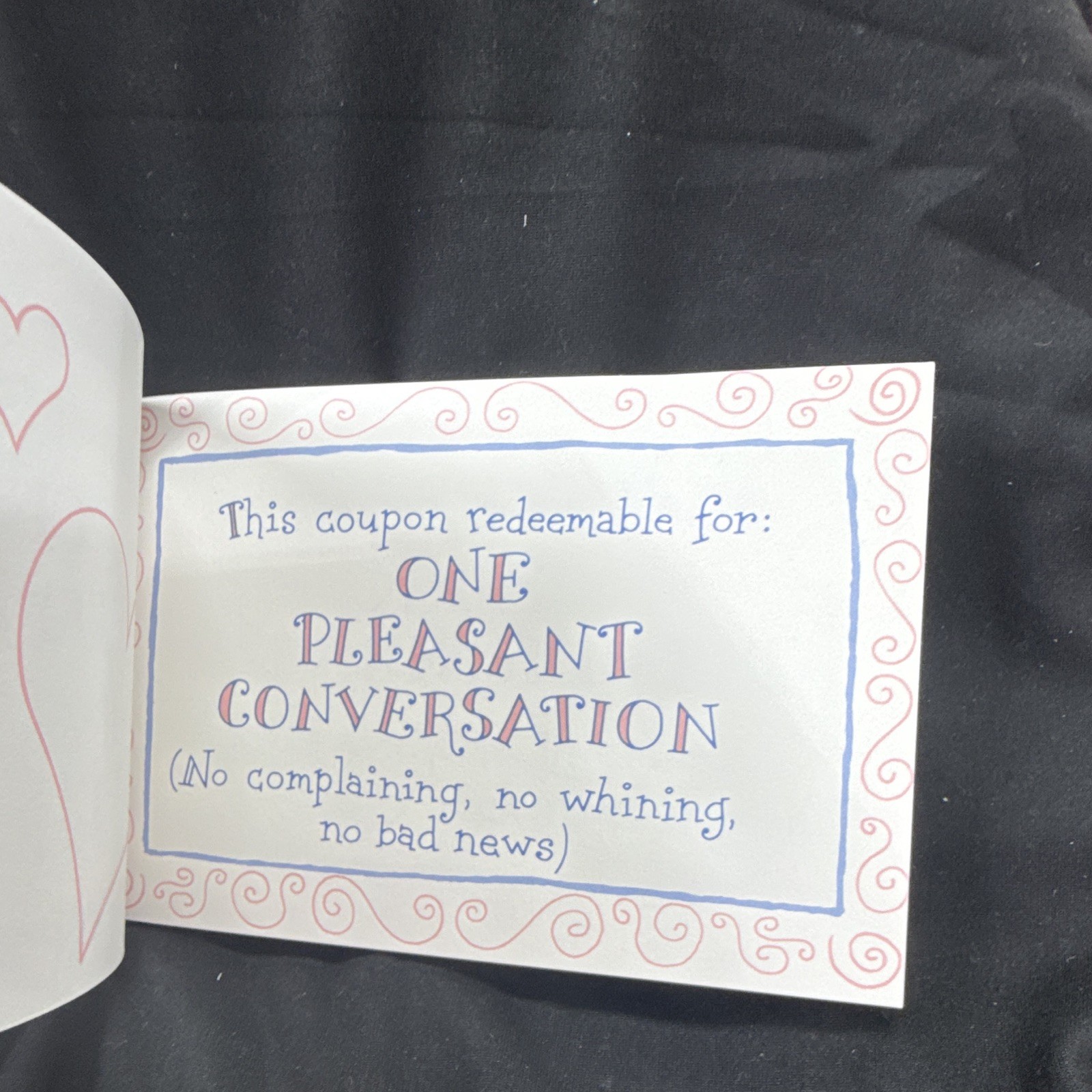 4 Gibson Celebrations Mother’s Day Coupon Booklet Folded Greeting Card