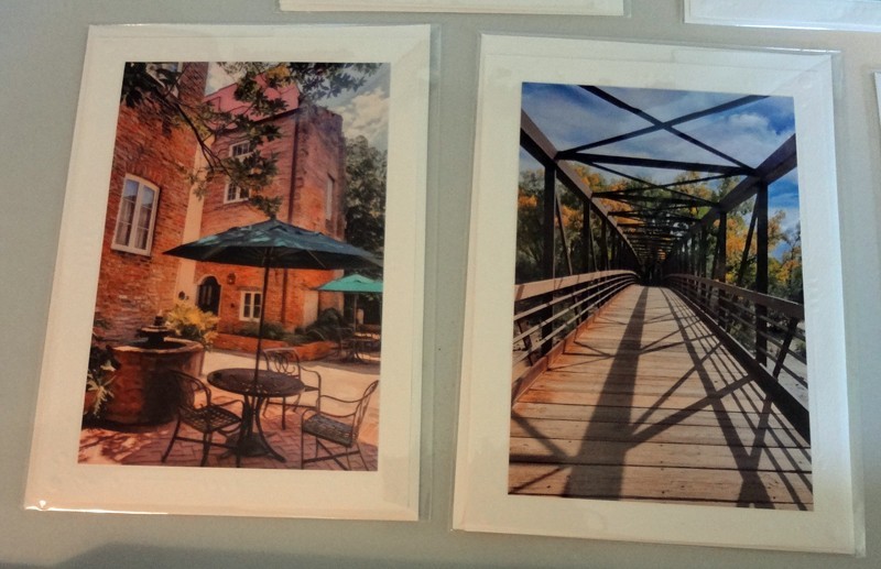 5 Nature Art Photo Greeting Cards Blank EACH SEALED Trees Bridge MORE P. Tripodi
