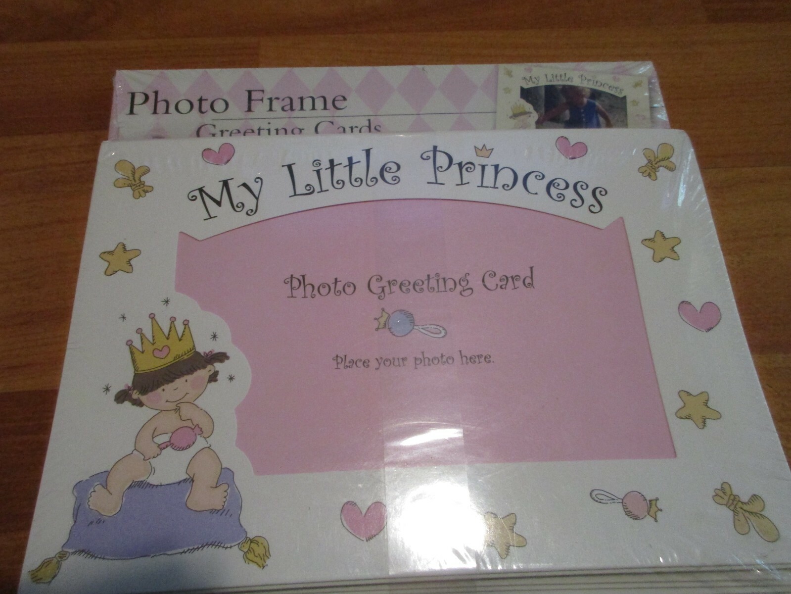 My Little Princess Photo Frame Greeting Card New 12 Pack (4′ x 6″ photo) Blank