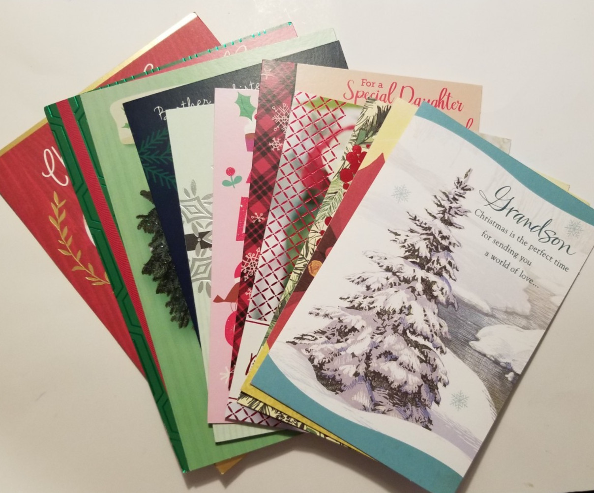 Christmas Holiday Greeting Cards 11 Cards Variety General & Family Hallmark