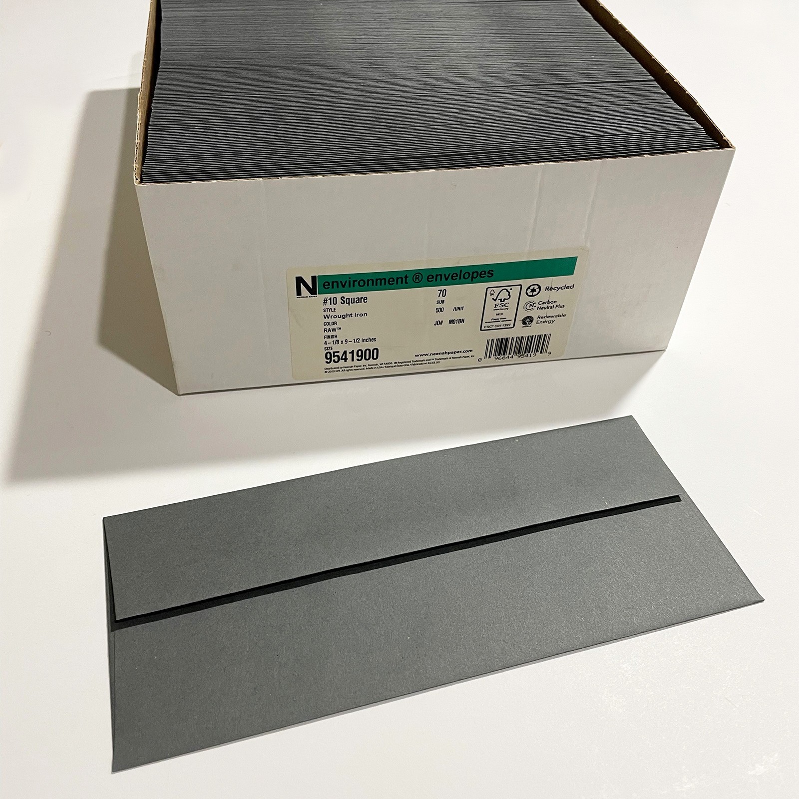 Envelopes – Neenah – Wrought Iron – #10 – 25 pcs – Environment – 70# t