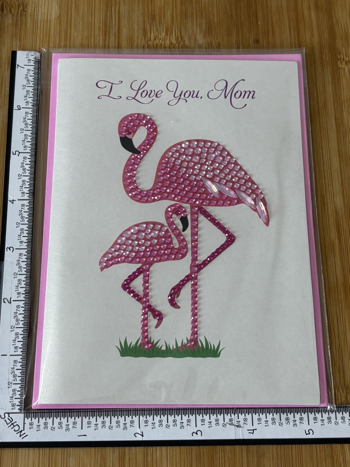 Papyrus Greeting Card New Mother’s Happy Mothers Day Florida Pink Flamingo MOM