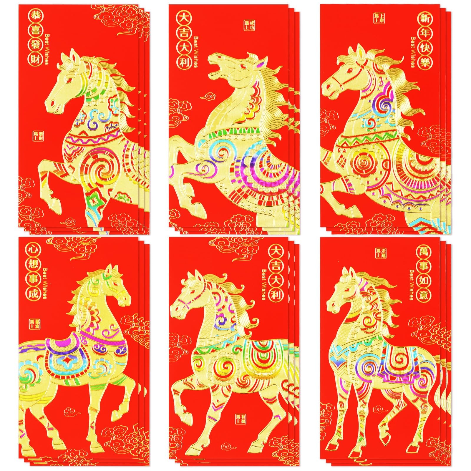 Chinese New Year Red Envelopes,Red Envelope Chinese New Year Decorations 2026
