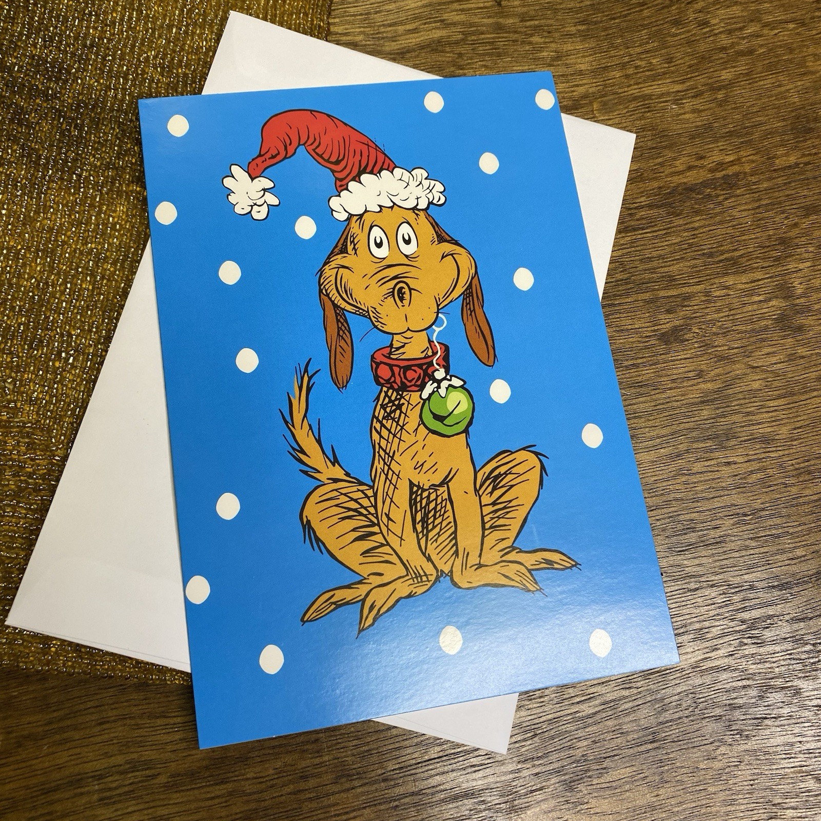 The Grinch Dog Max Christmas Greeting Card New 2009 Image Arts Dr Seuss Holiday