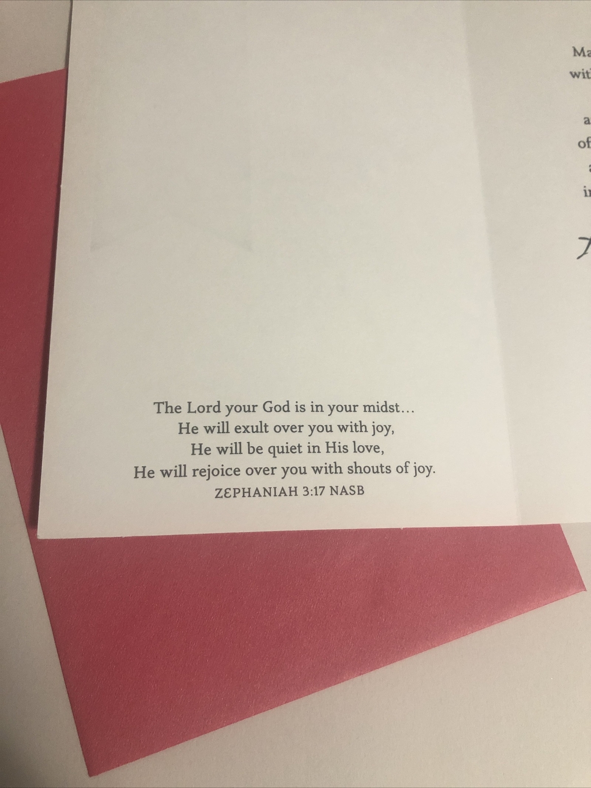 Happy Birthday Religious God’s Blessings On Your Birthday 5”x7” Greeting Card