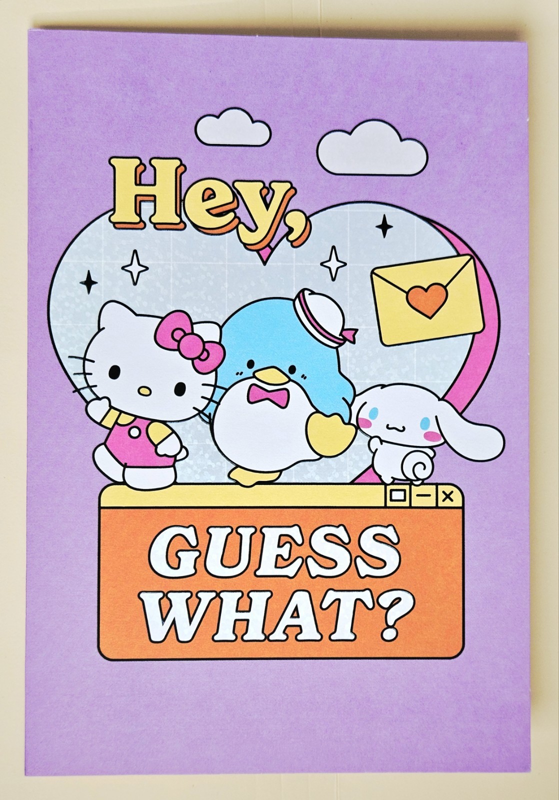 Hello Kitty Greeting Card (incl. Envelope 4,5×6,5″)