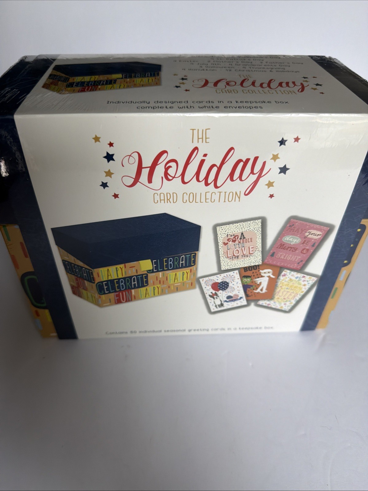 Greeting Cards All Holidays 50 Individual Seasonal Cards in Gift Box