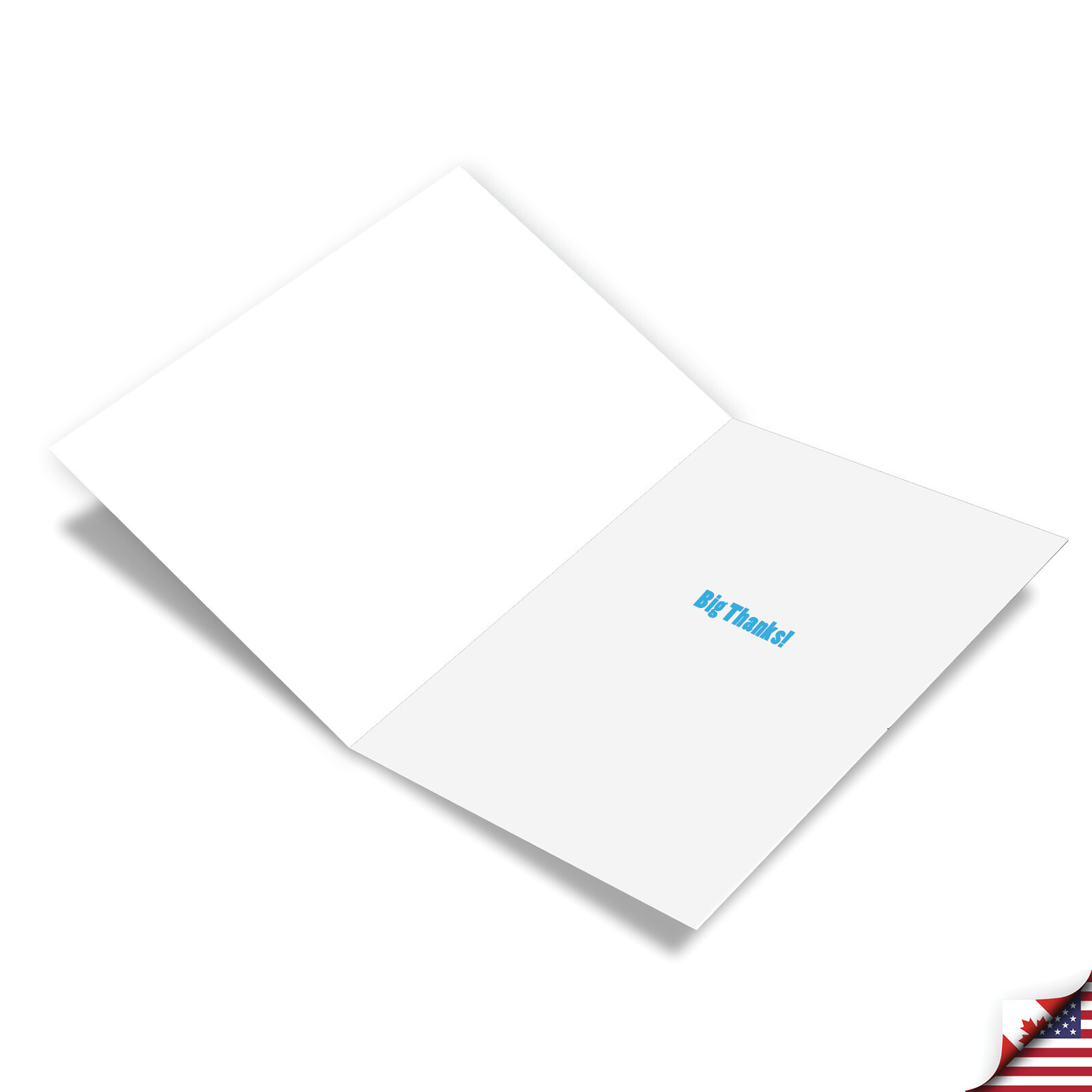 Thank You Greeting Card (Cousin) w/ 5″ x 7″ w/ Envelope Big Difference Cousin