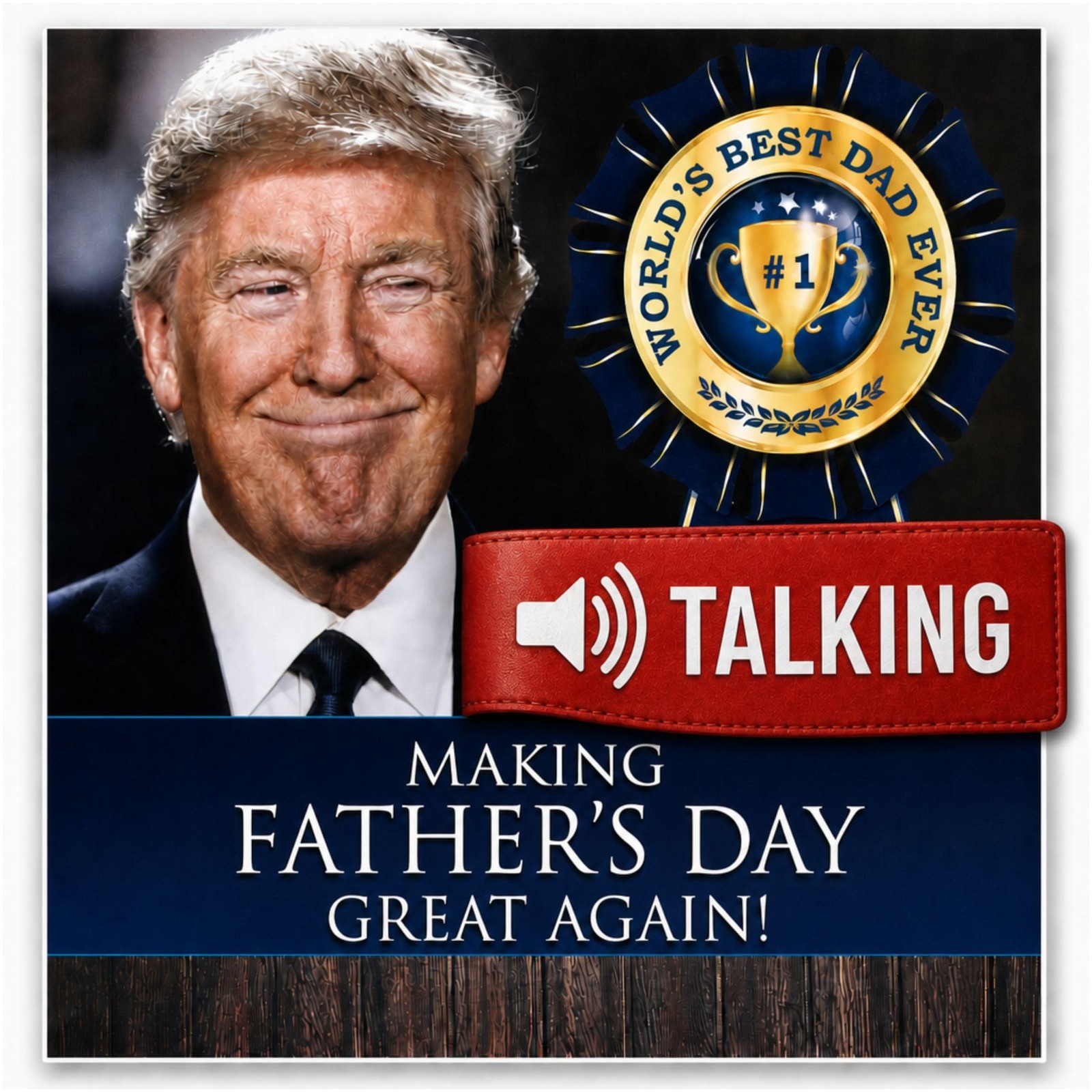 Make Dad Great Again Talking Card | Funny Father’s Day Gift