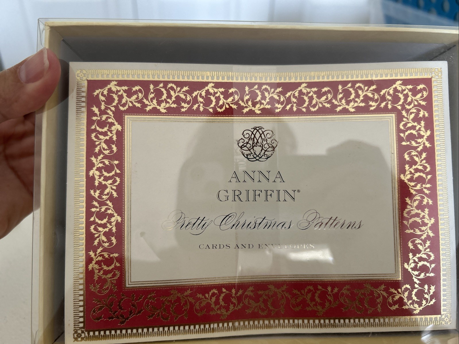 Anna Griffin 5”x7” Christmas Perfect Patterns Cards and Envelopes AG552
