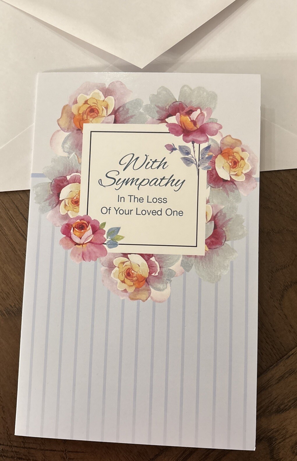 With Sympathy In The Loss Of A Loved One 5”x7.75″ Stockwell Greeting Card