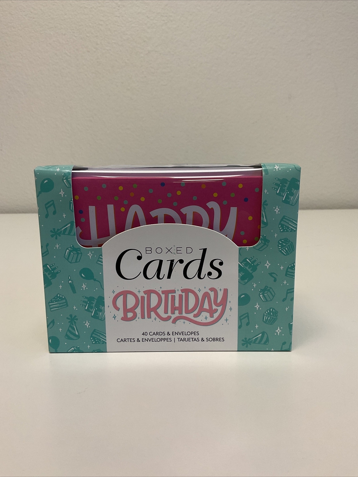 American Crafts Cards W/ Envelopes, 4×6” – Blank Birthday, 40/box