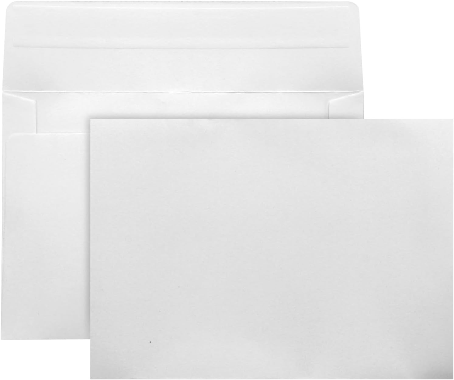 50 Pack White A7 5×7 Self Sealing Envelopes Invitations Photos Cards Mail Ready!