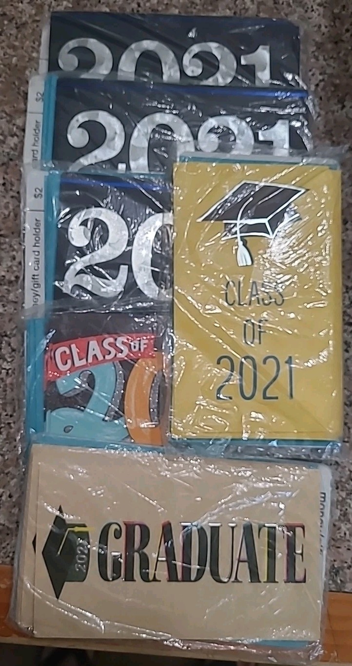 Lot Of 36 Cards & Envelopes 2021 Graduate Crafts Scrapbooks Signs