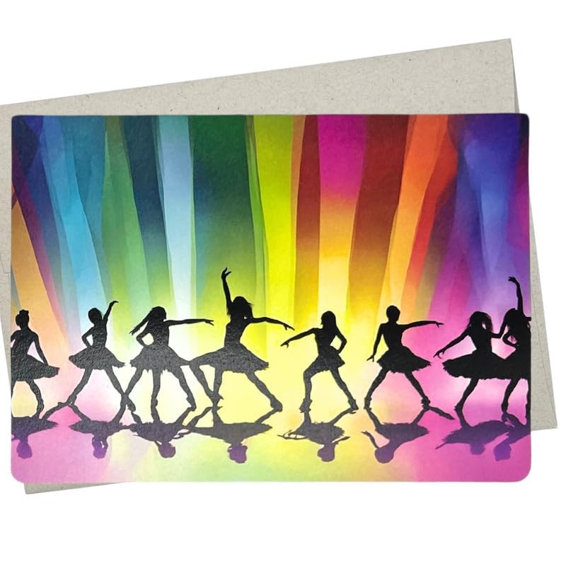 Dancer Birthday Card, Dance Recital Greeting Card (1 Premium Card, 5X7 Inch) …