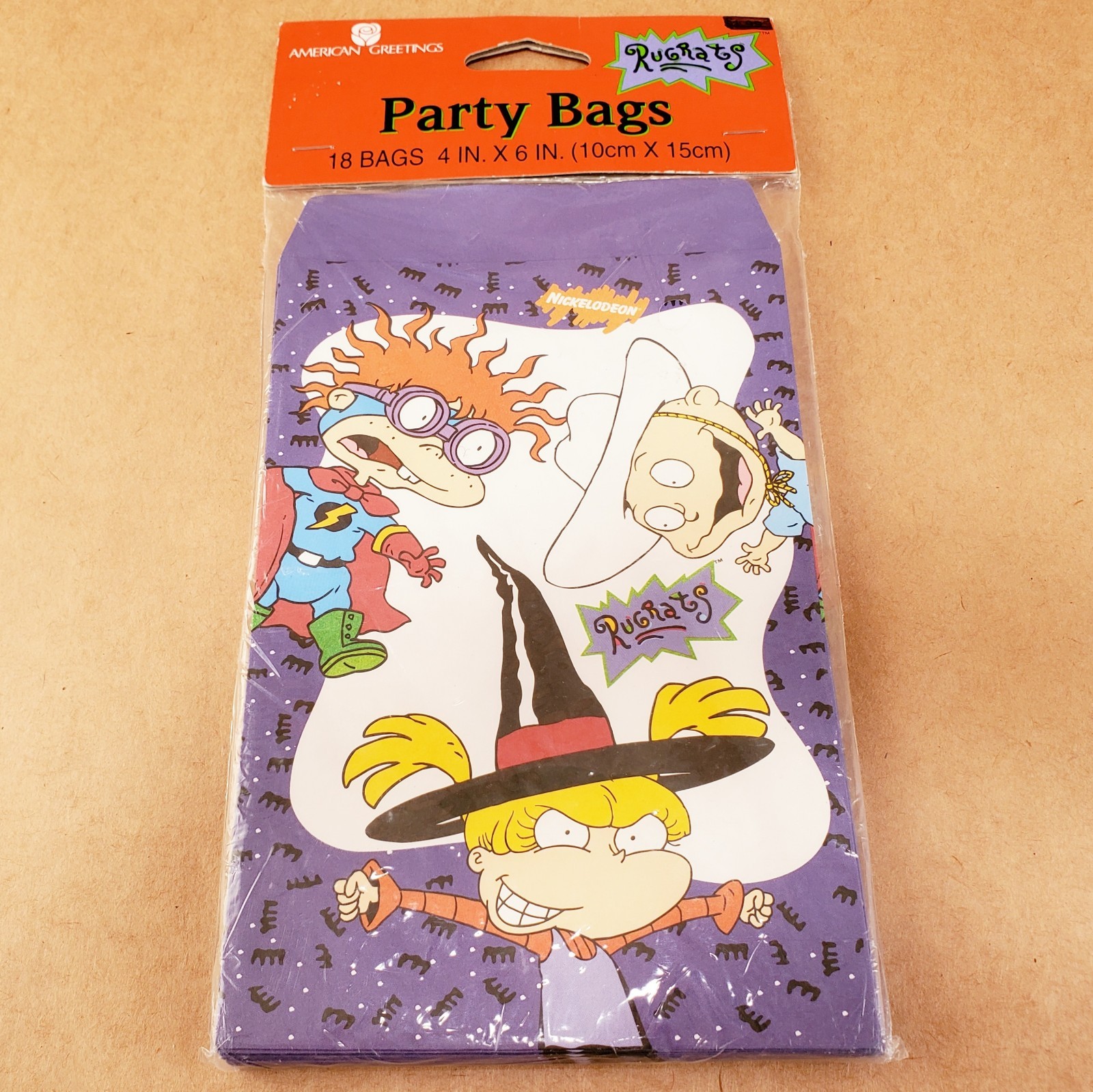 Vintage Rugrats Halloween Party Bags Nickelodeon 90s – Sealed! – FREE SHIPPING!