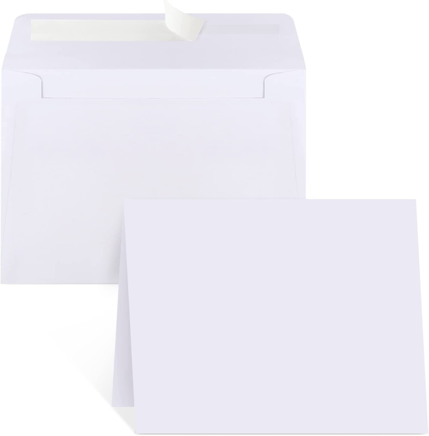 Blank Cards and Envelopes 4X6, 30 Pack White Invitation Cardstock with 30 Pack E