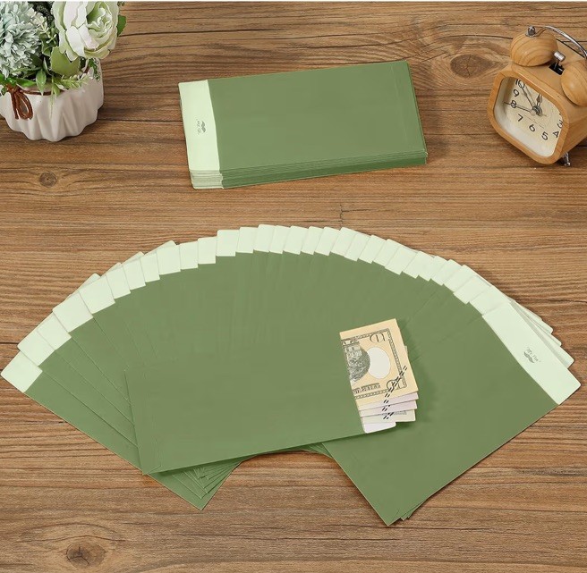 Mr. Pen- Money Envelopes for Cash, 100 Pack 6.5″ x 3.5″ Cash Envelopes budgeting