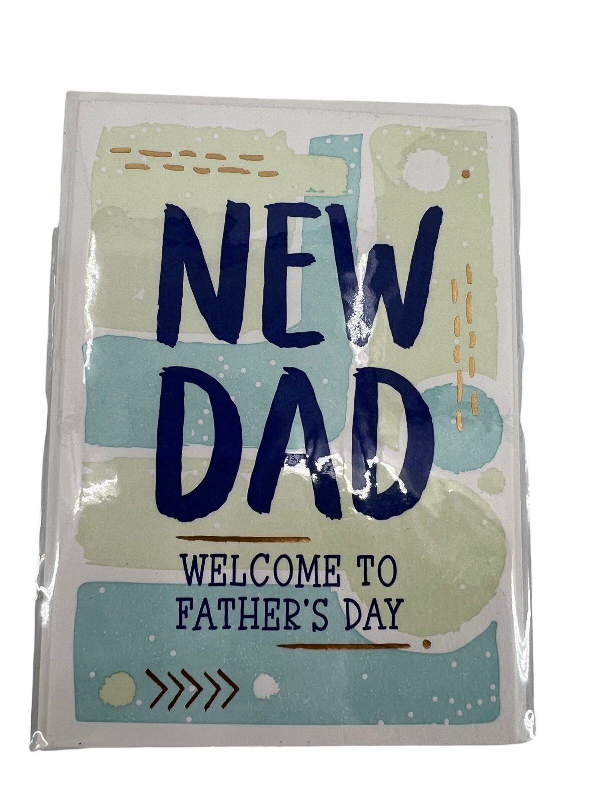 Paper Destiny New Dad Welcome To Fathers Day Embossed Greeting Card & Envelope