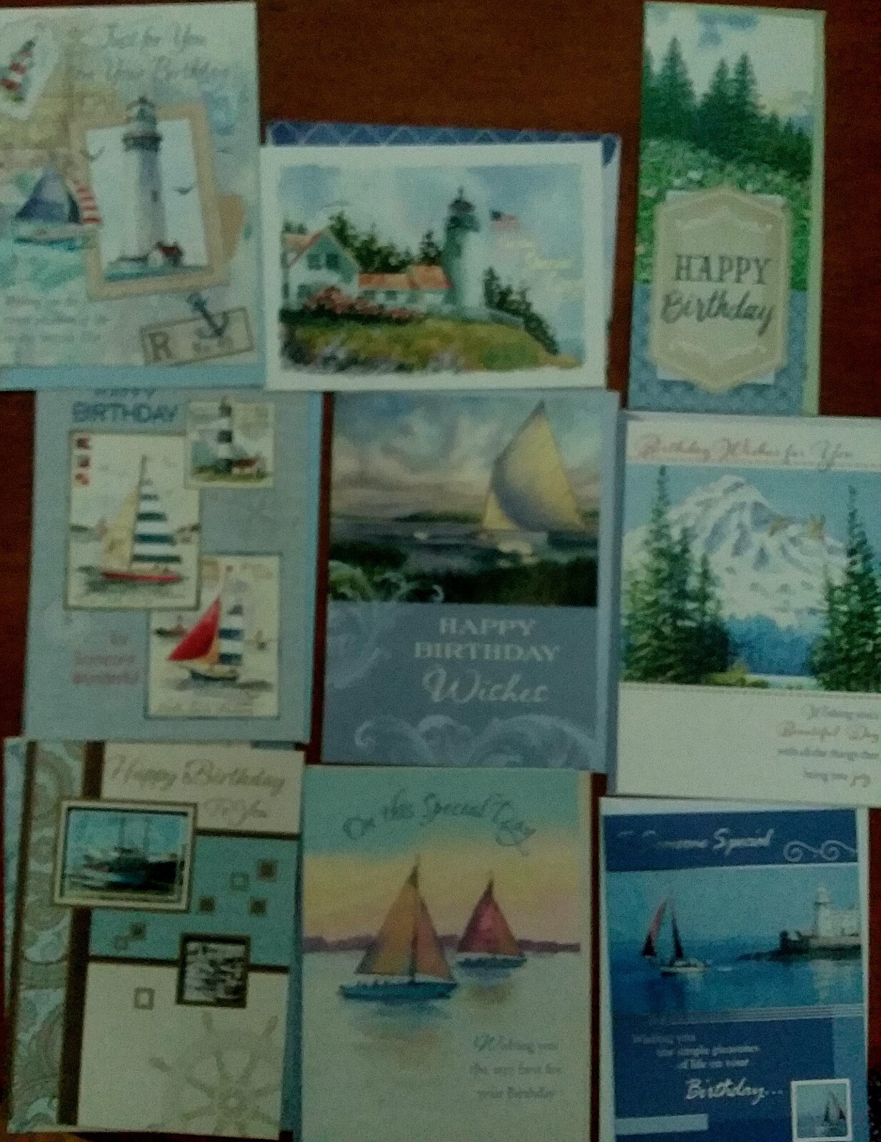Thank You & Birthday Cards – lot of 60