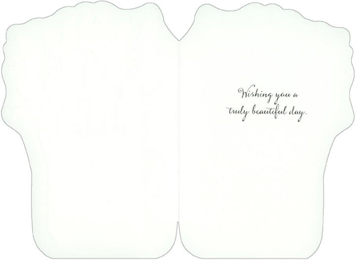 Pictura Wild Blue Lupine Flowers Die Cut Mother’s Day Card
