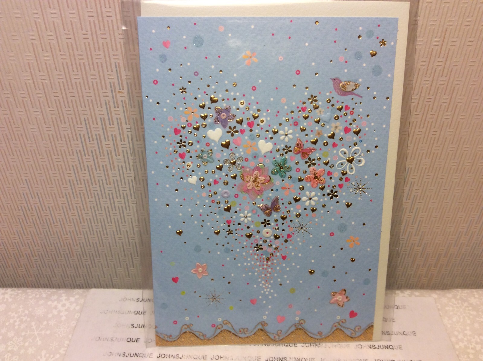 RSVP BLANK INSIDE GREETING CARD New w/envelope WRITE YOU OWN PERSONAL MESSAGE