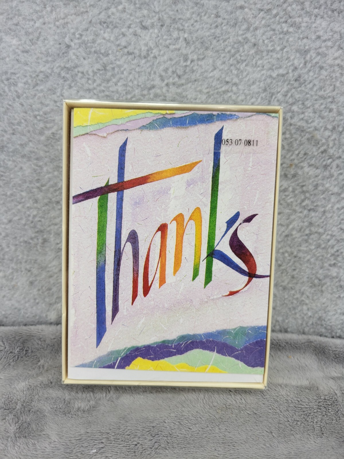 Packs of 19 Carlton Cards THANKS Multicolor Blank Greeting Cards with Envelope