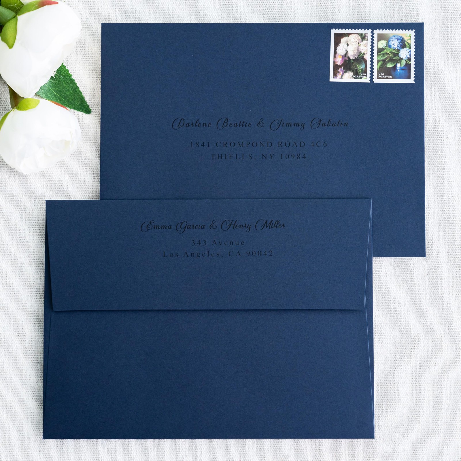 50 Pieces 5×7 Envelopes, A7 Envelopes Self Seal for Weddings, Invitation Card…