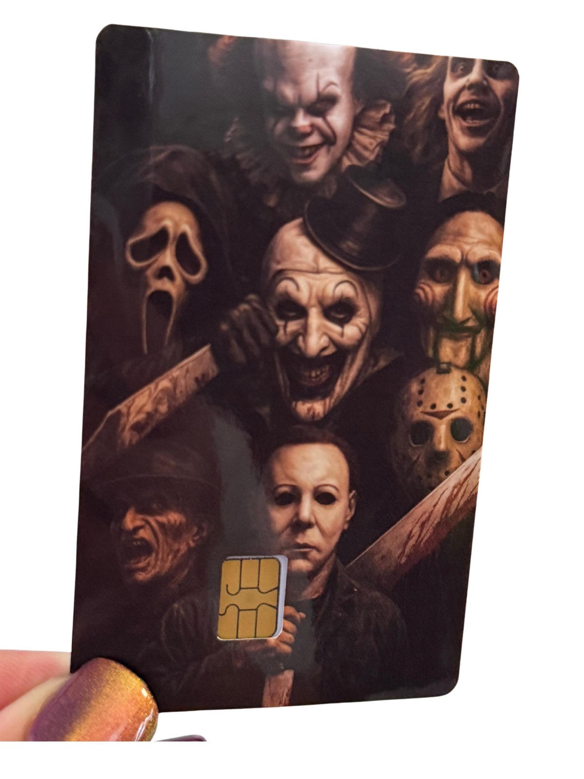 Horror Legends Decal Stickers – Durable Adhesive Card Sticker Covers for