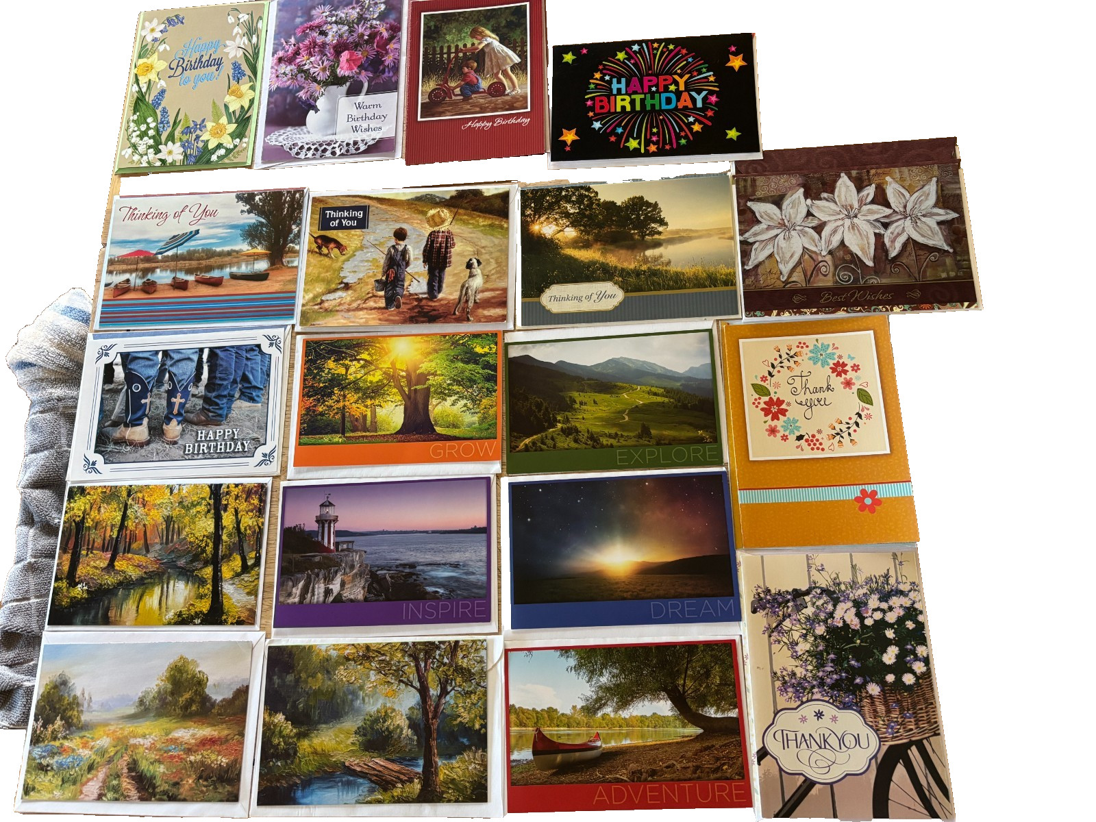 Boys Ranch & Fresh Air Fund – Charity Greeting Cards – Lot of 21 w/Envelopes