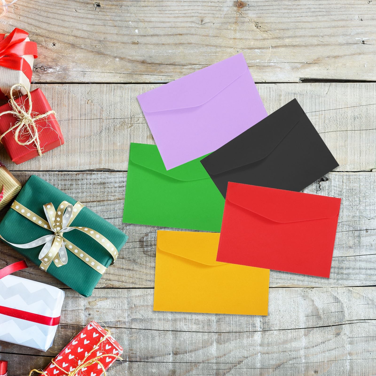 PATIKIL Mini Envelopes, 24 Pack Mini Gift Card Business Card Envelope for Sma…