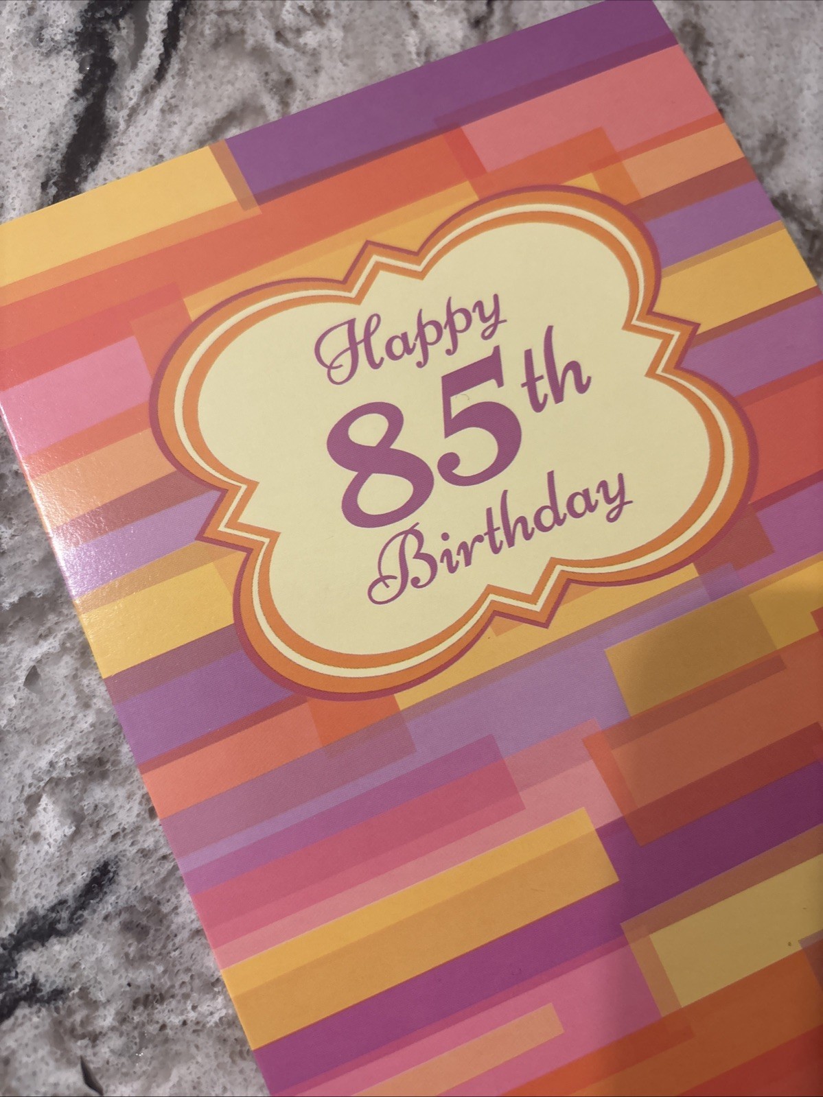 85th Birthday 85 Years Old Amazing You Year 5”x7.75” Stockwell Greeting Card