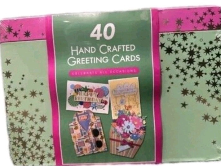 PRO4ALL Hand Crafted All Occasion Greeting Card Collection, 40-count NEW MODEL