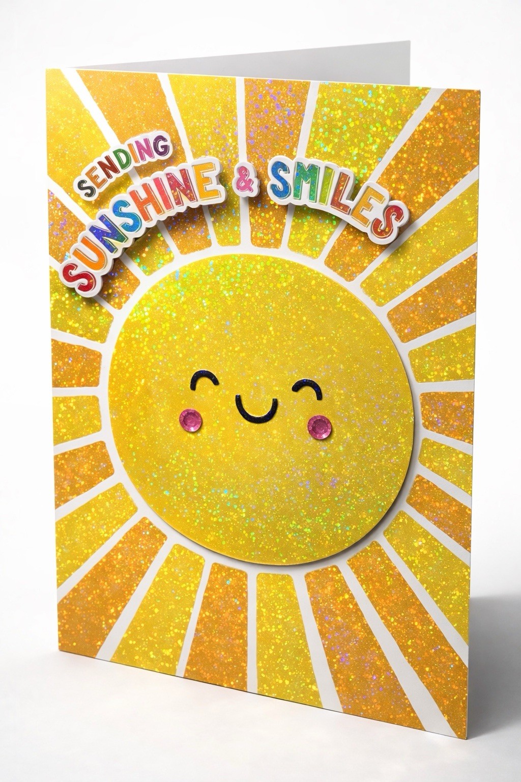 Encouragement Card! Sending Sunshine and Smiles and Positive Vibes!