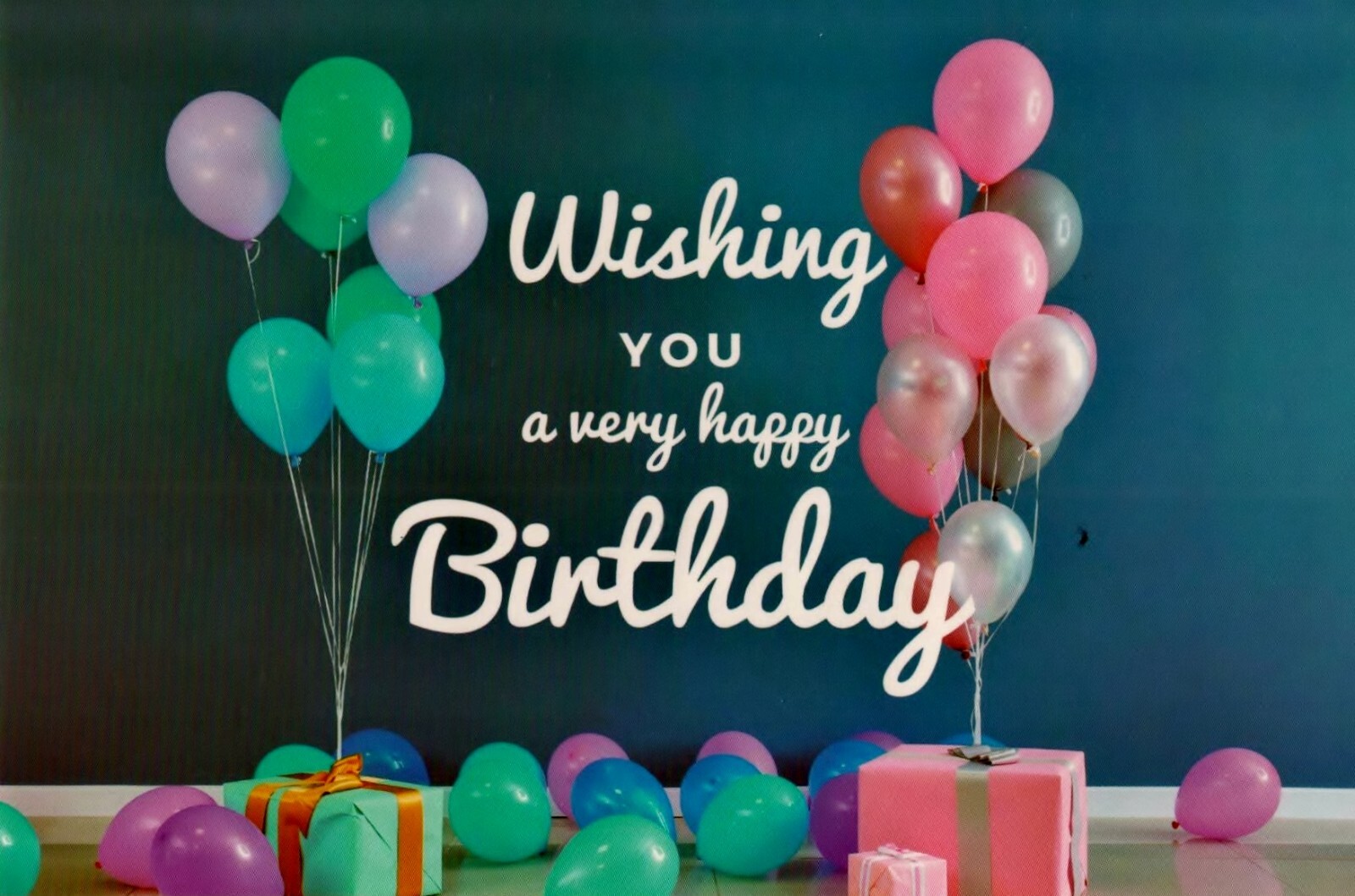 Birthday Balloons Cupcakes Sparkle Candle 1 Card 1 Envelope Greeting Card