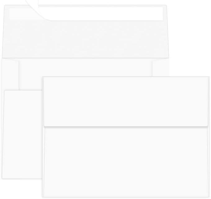 4×6 White Envelopes For Invitation, A6 envelope 4.75 x 6.5 inch, 4X6 Envelope…