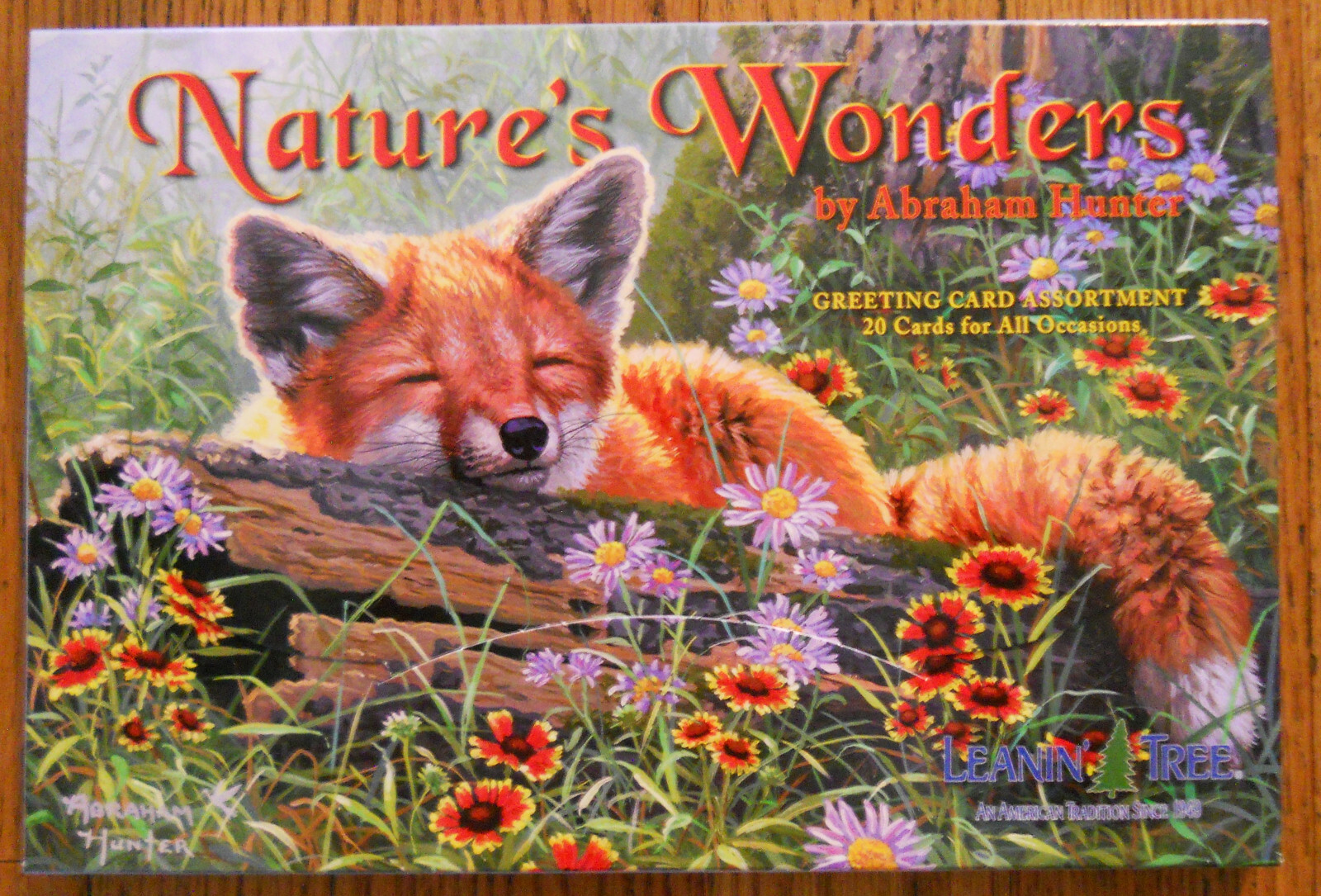 20 Full Color Leanin Tree Greeting Cards, NATURE’S WONDER, LOTS OF CUTE ANIMALS