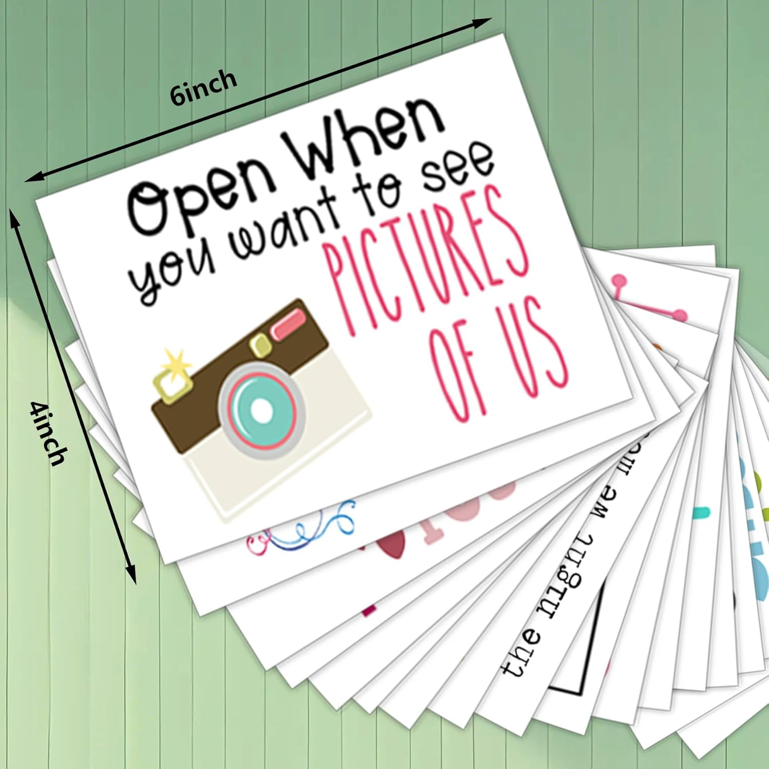 20 Pieces Open When Envelopes – Open When Letters Kit Long Distance Relationship
