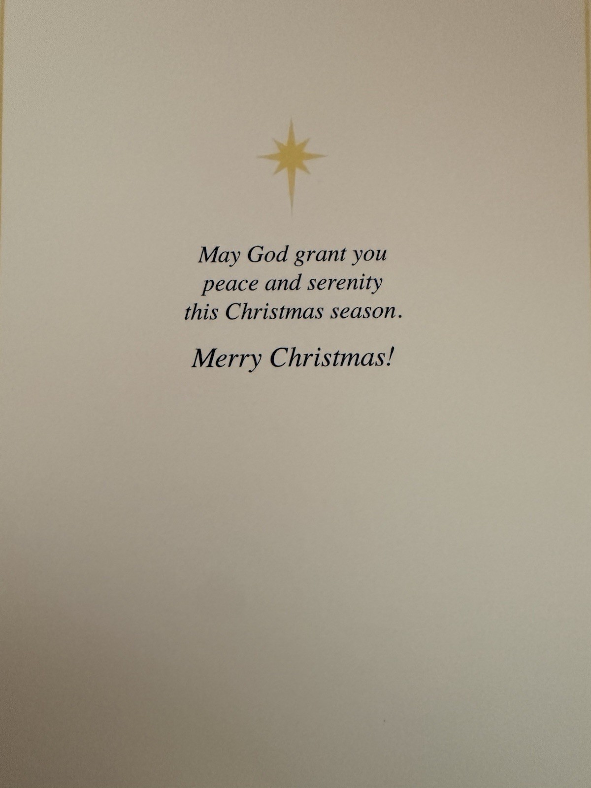 Christmas Card Five (5) Cards Different varieties- Apprx 4.75″ X 6.75″