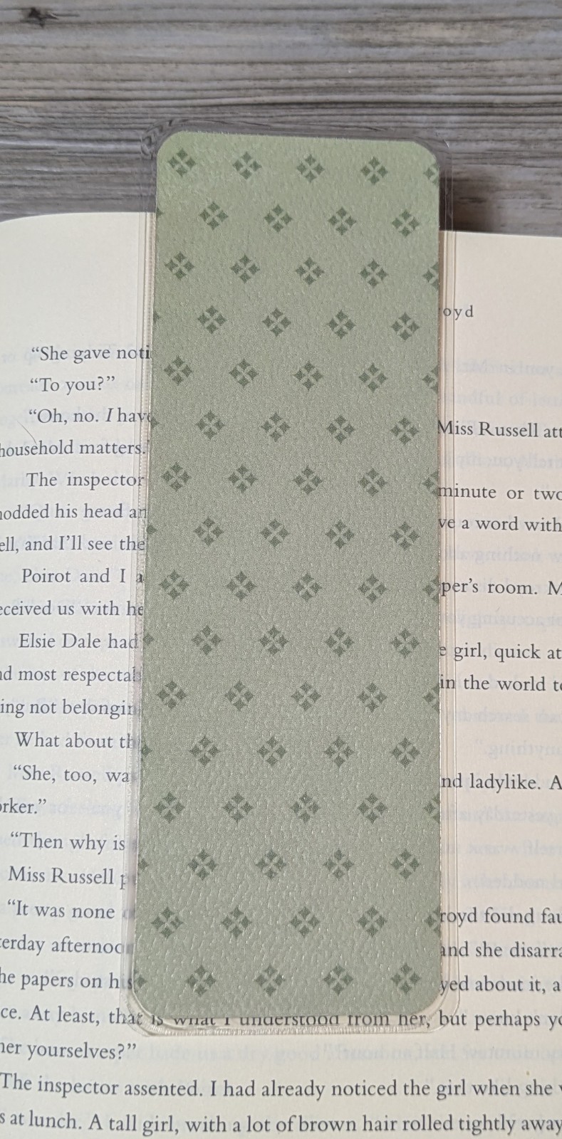 My Favorite Things Cardstock Laminated Bookmark – Dainty Doily with Flowers