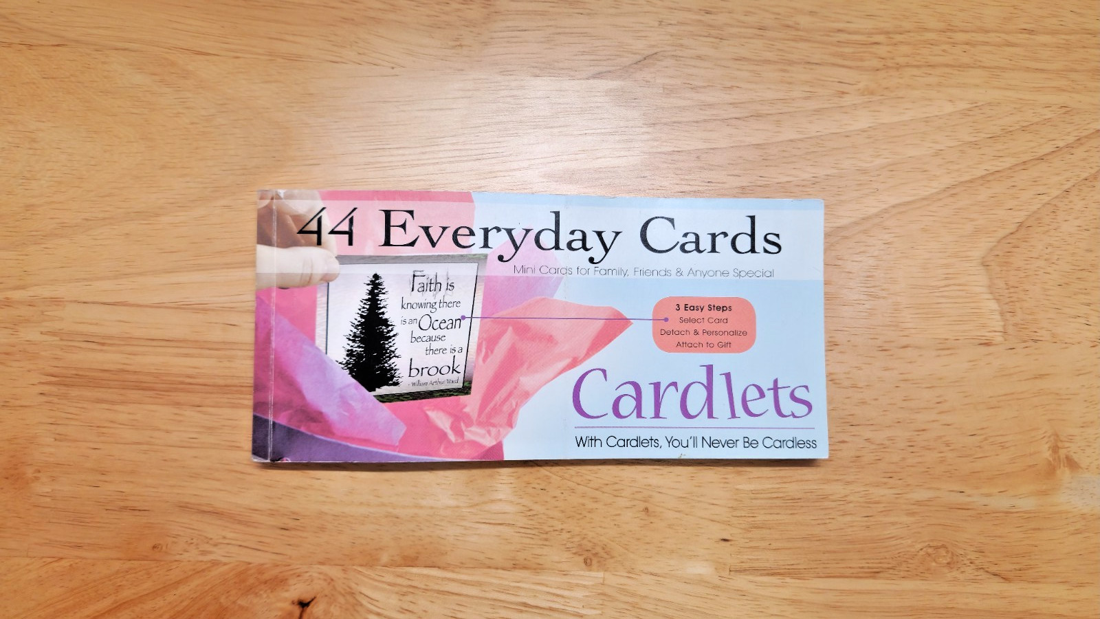CQ Products Cardlets Everyday Mini Cards Booklet Detachable Gift Tags PARTIAL