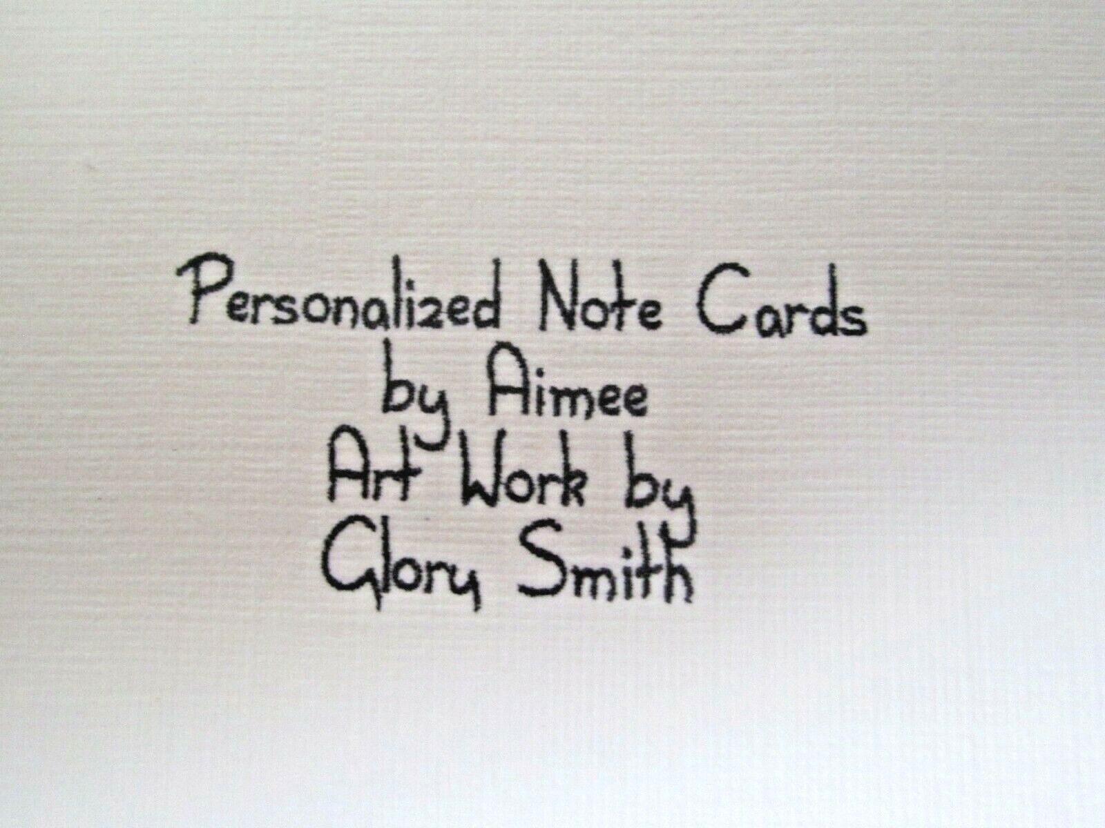 Pug Dog Note Card Blank Inside