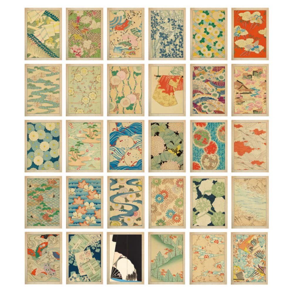 HOSTEESSCHOICE Vintage Art Postcards Set of 30 Post Card of Japanese Artist Kori