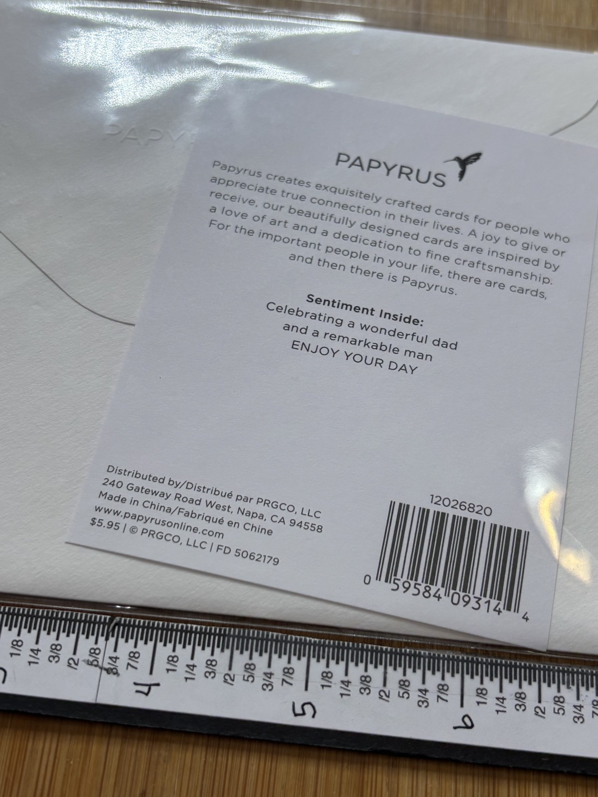 Papyrus Greeting Embellished Card Note Premium NEW Fathers Day Father’s Dad ANY