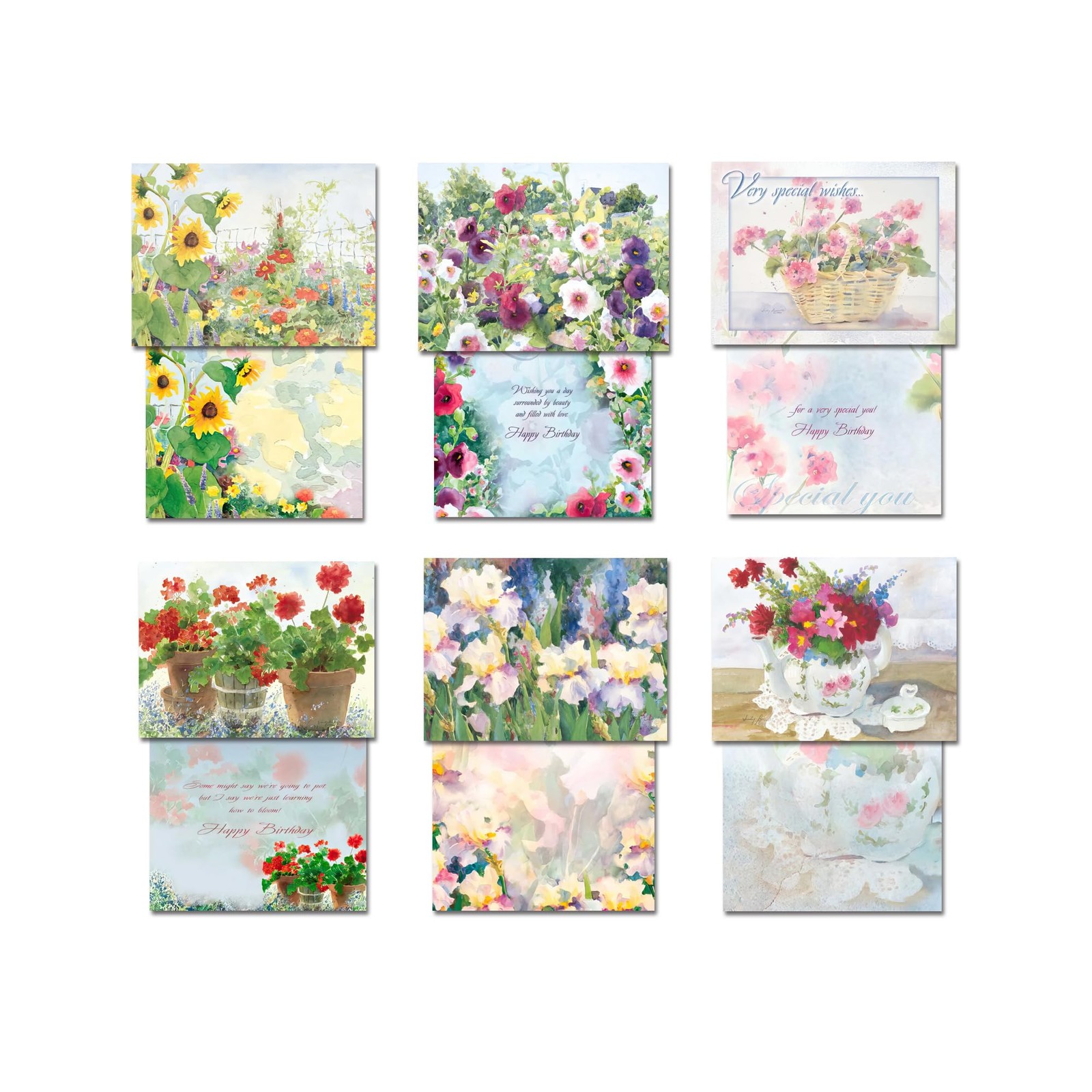 Leanin’ Tree, The Art of Judy Buswell, Greeting Cards Assortment Box, Waterco