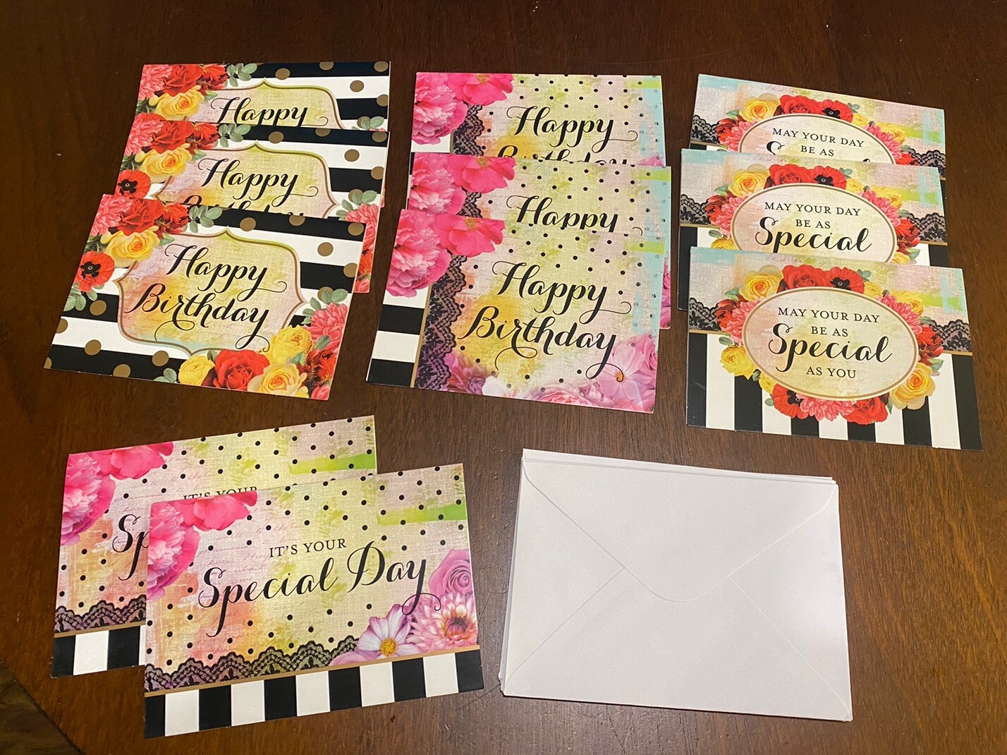 Set Of 11 Brother Sister Design Studio Birthday Cards W Envelopes 4 Diff. Styles