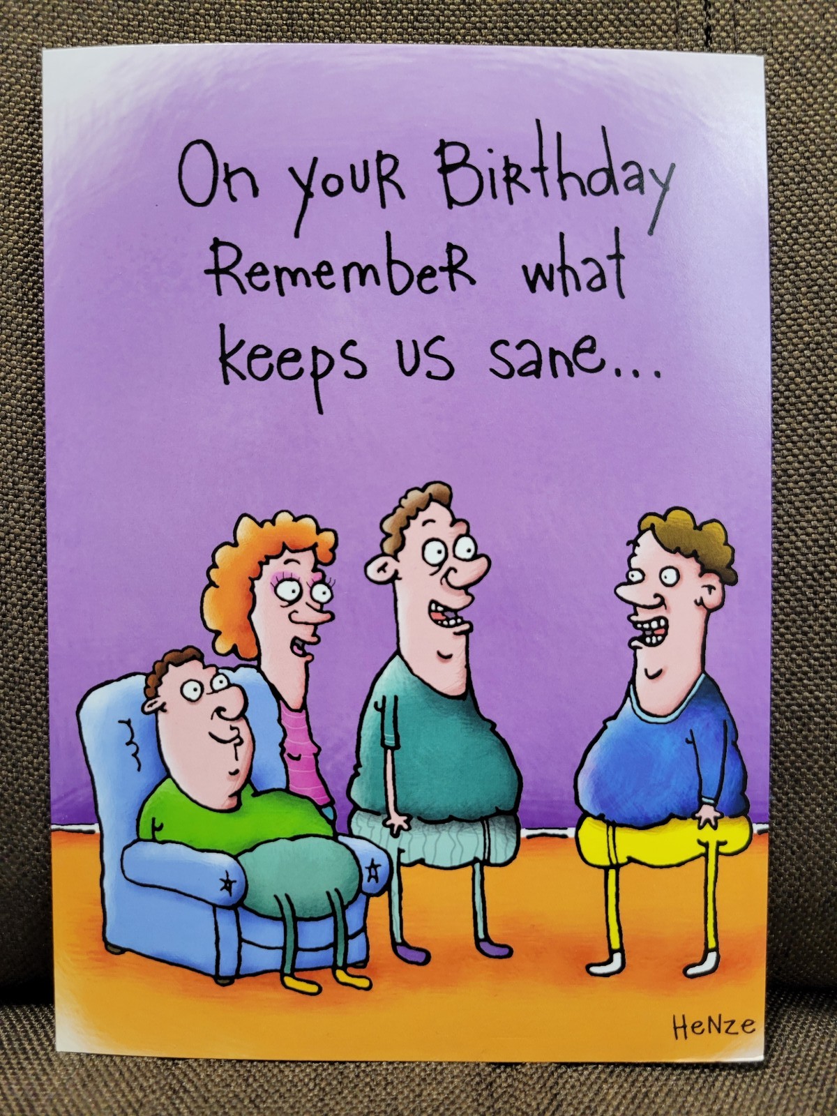Oatmeal Studios Birthday Greeting Card – Funny Humor Multi Color Design