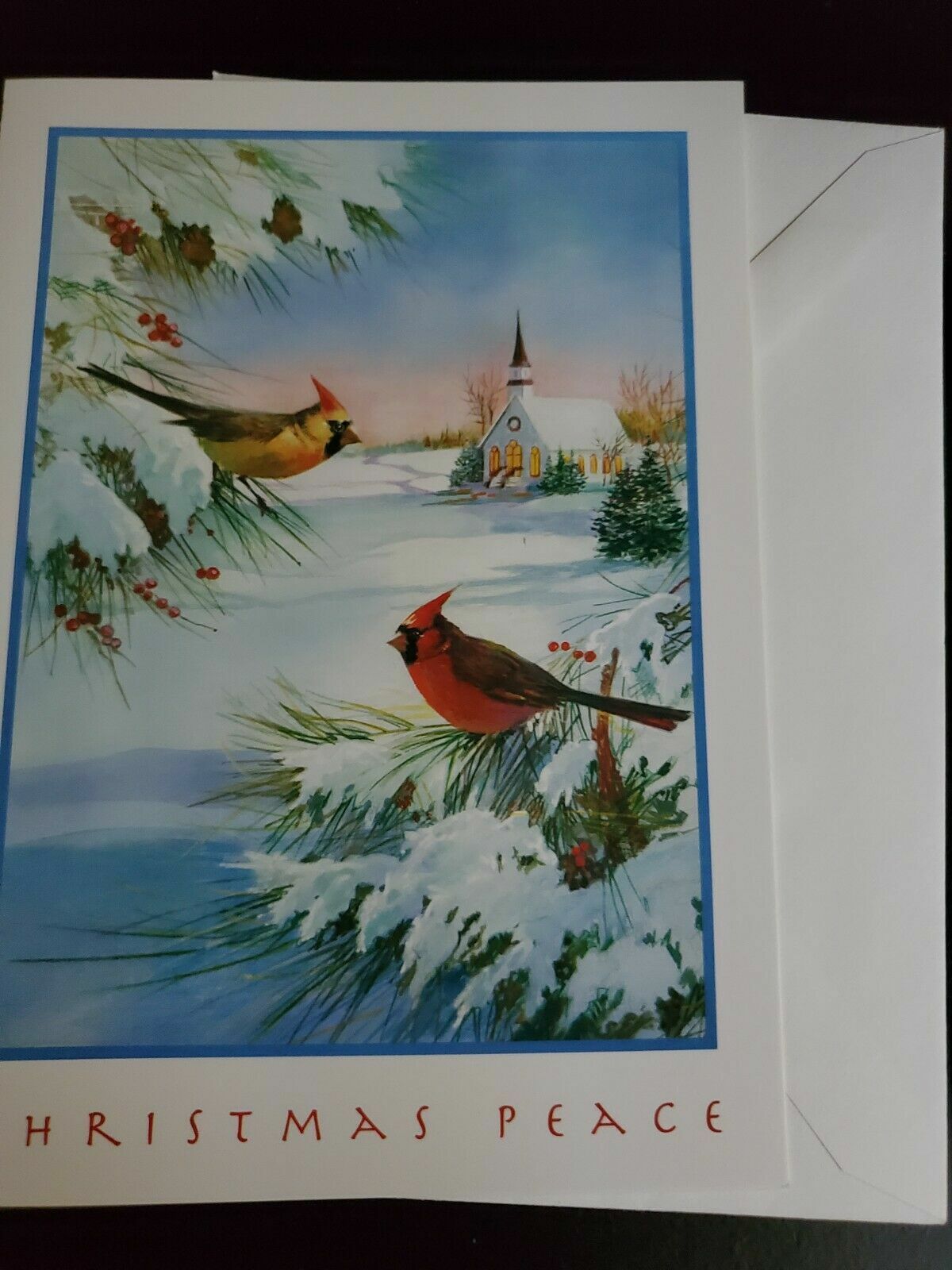 Single Christmas Holiday Season Cards Card Group F