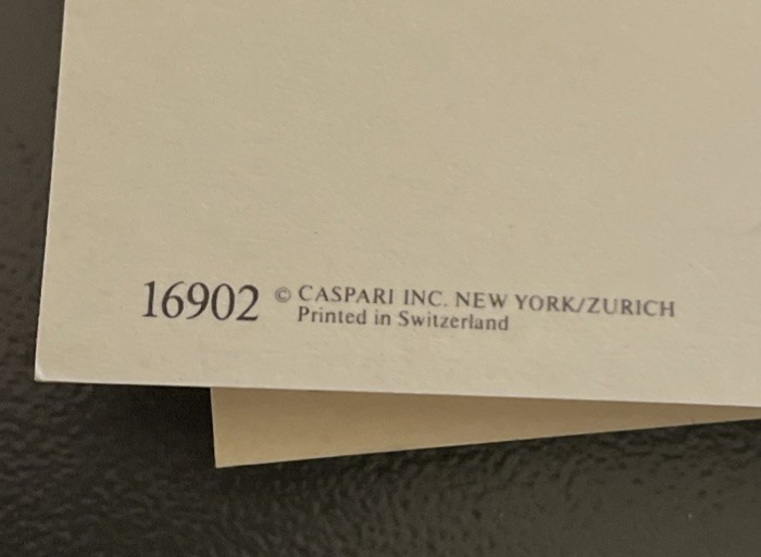 NOS Vtg 10 Caspari invitation cards set Birds Grapes Gold Gilded Classic Quality