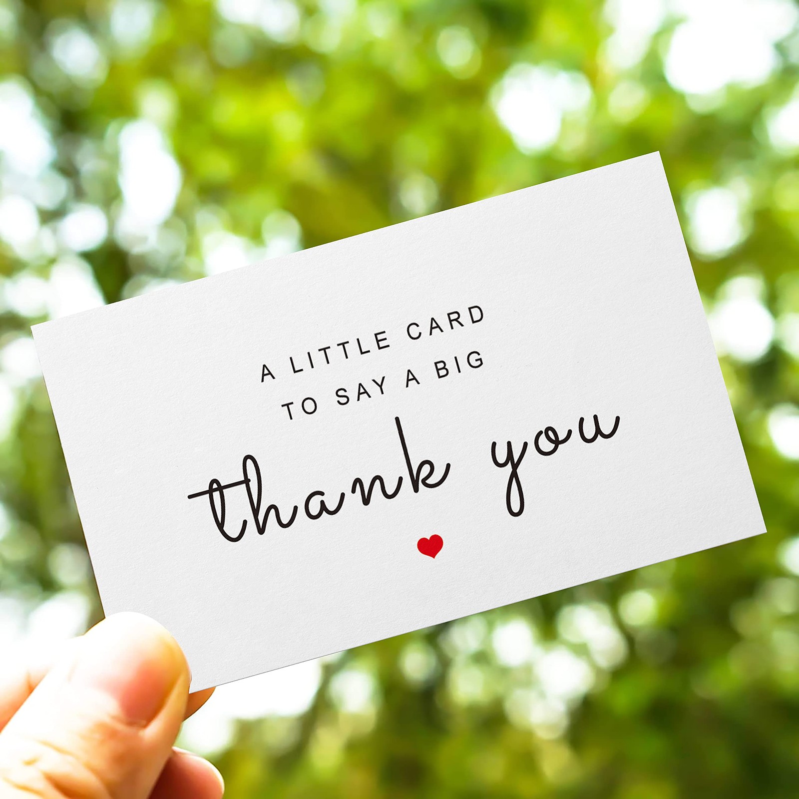 RXBC2011 Little Thank You Cards Big Thank you Notes for All Occasions 3.5 x 2 In
